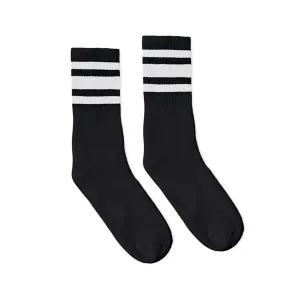 Socco All American Crew Socks - Black/White