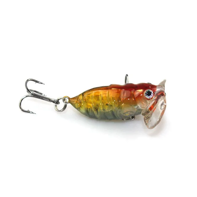 1Pcs Fly fishing Lure Pesca  Insects Hrad Bait Bass cicada isca artificial 4cm 4.2g Lures Crankbaits Carp fishing WQ206