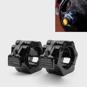 2 PCS Professional Barbell BuckleHead Quick Lock, Size:30mm(Black)