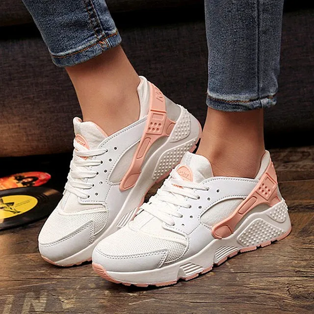 2017 Fashion Trainers Women Casual Shoes Air Mesh Grils Wedges Canvas Shoes Woman Tenis Feminino Zapatos Mujer No Logo