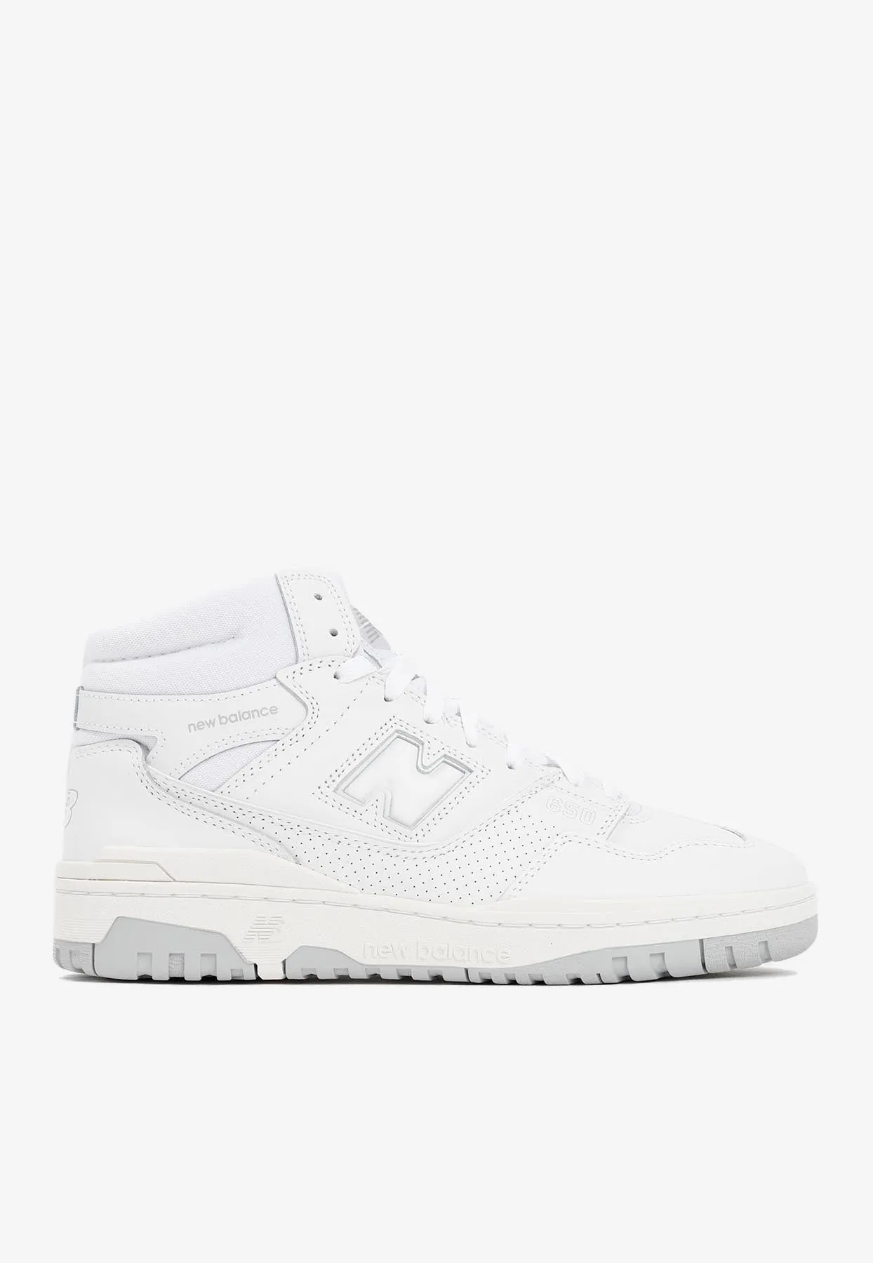 650 High-Top Sneakers in White