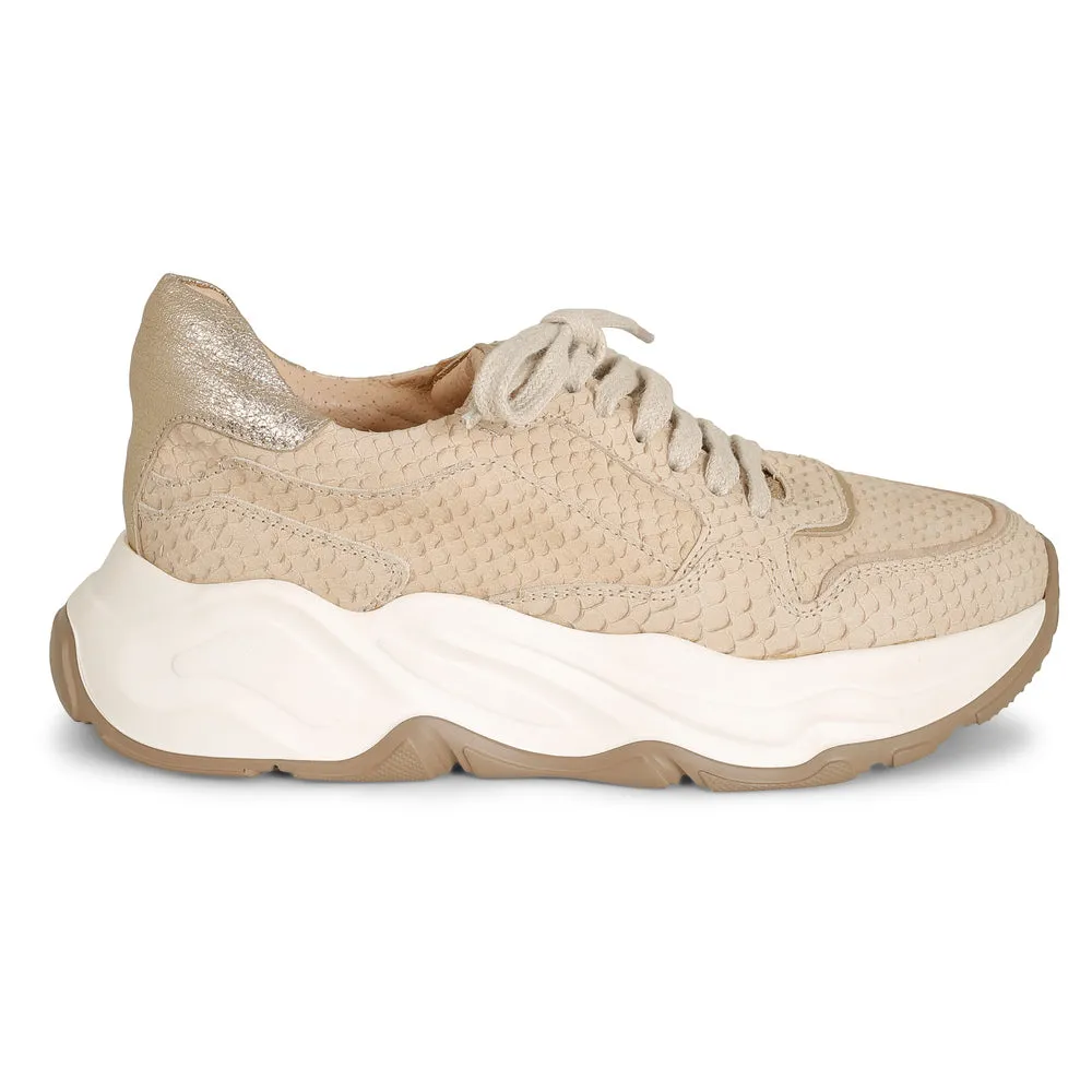 6580C2 Ladies Sneaker - Nabuk Beige