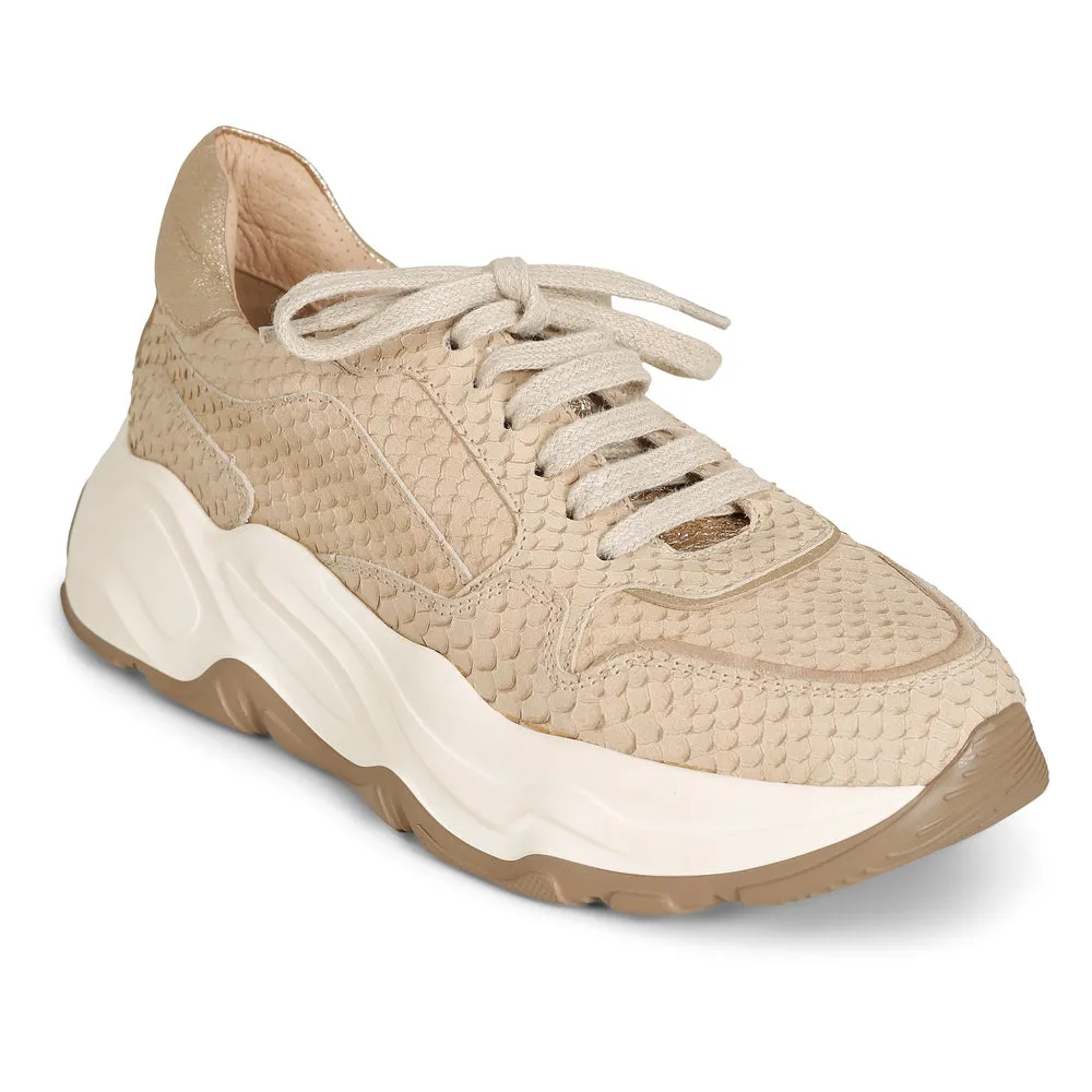 6580C2 Ladies Sneaker - Nabuk Beige