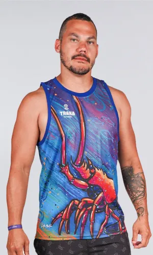 Aboriginal Art Men's Singlet Rock Lobster Dream