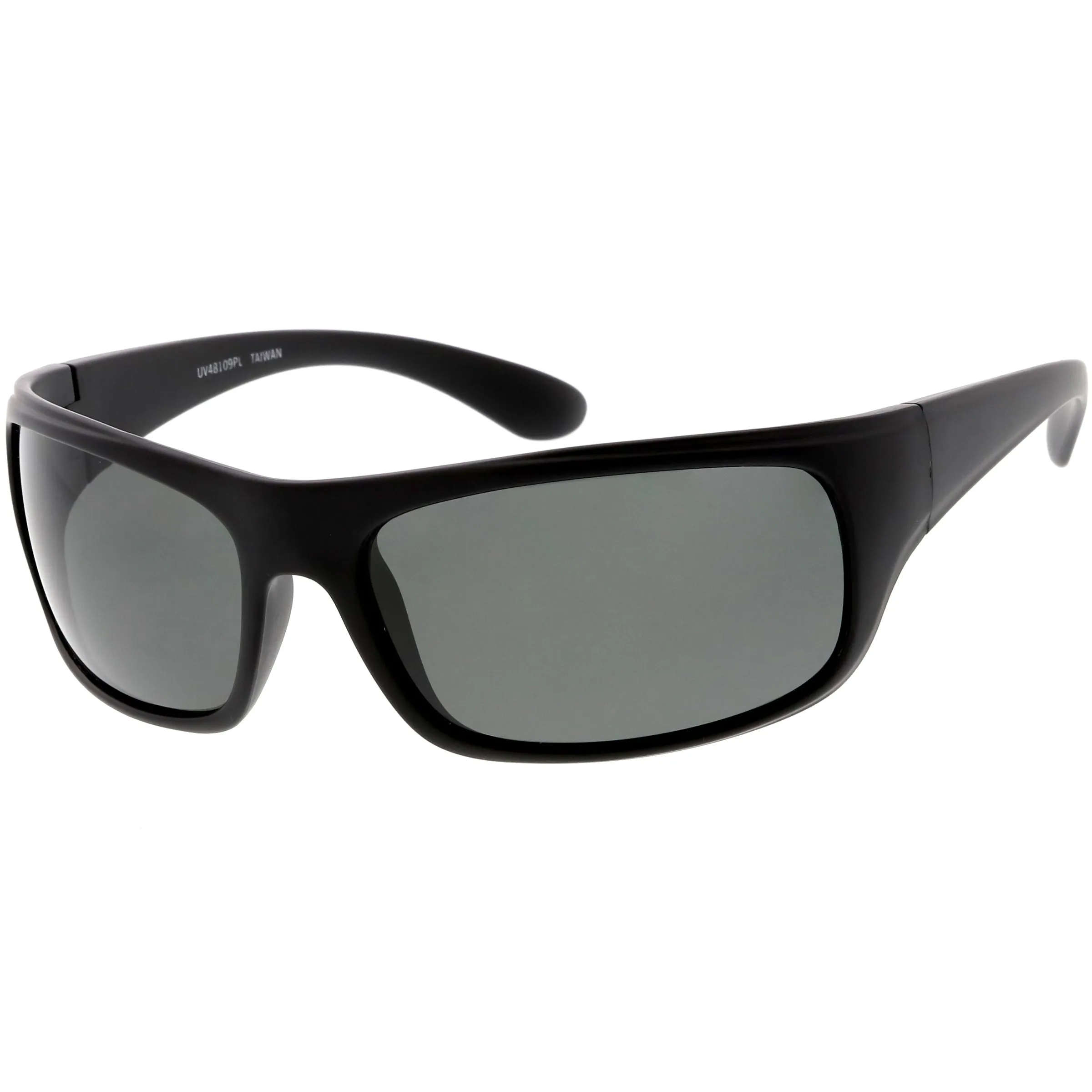 Active Lifestyle Polarized Lens Sports Wrap Rectangle Sunglasses C903