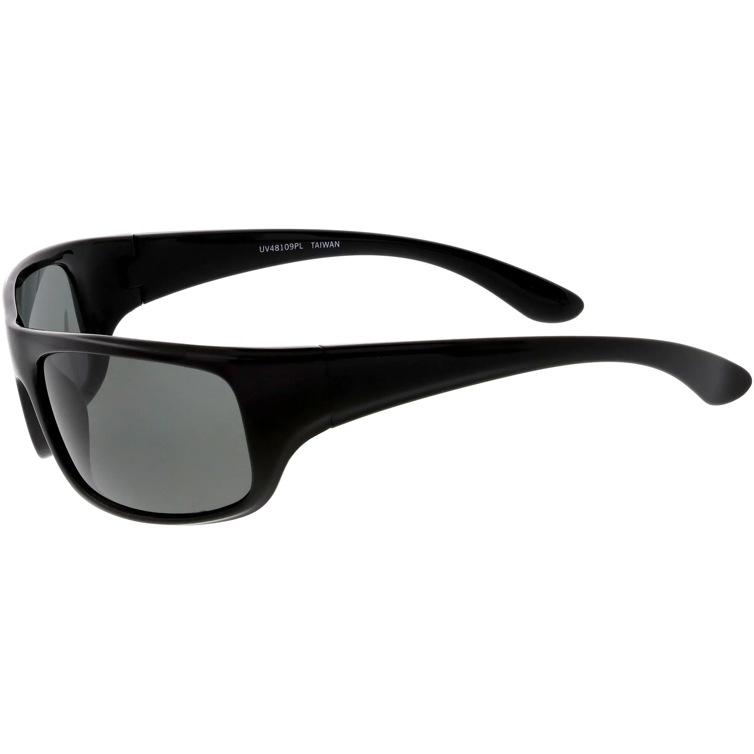 Active Lifestyle Polarized Lens Sports Wrap Rectangle Sunglasses C903