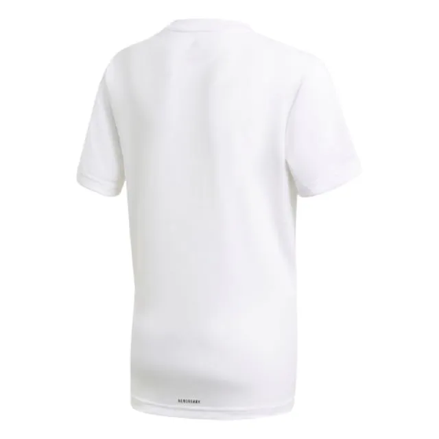 Adidas Designed To Move Big Logo Gs-Boys Lifestyle T-Shirt White/Black Gn1479