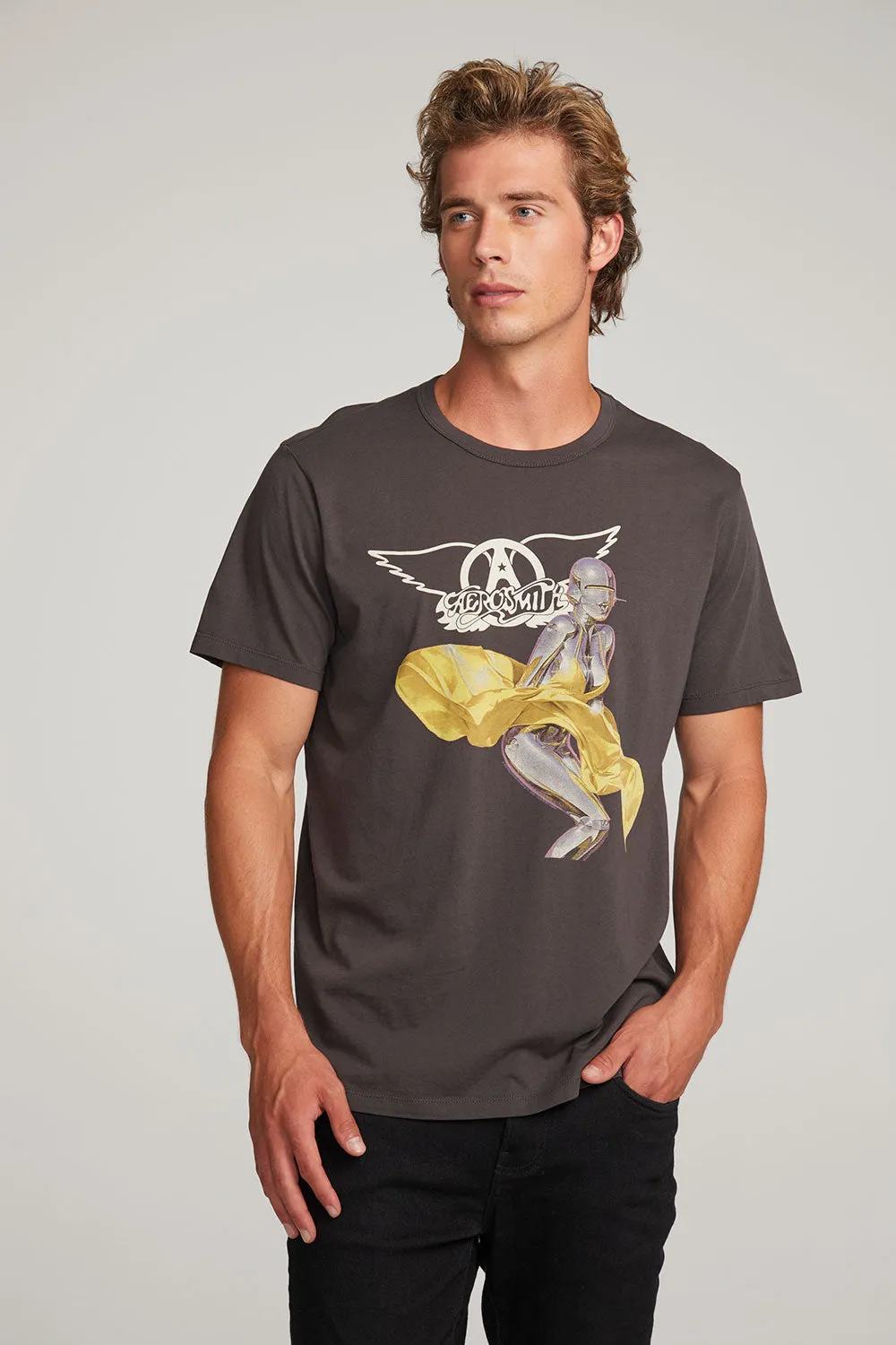 Aerosmith Just Push Play Mens Tee