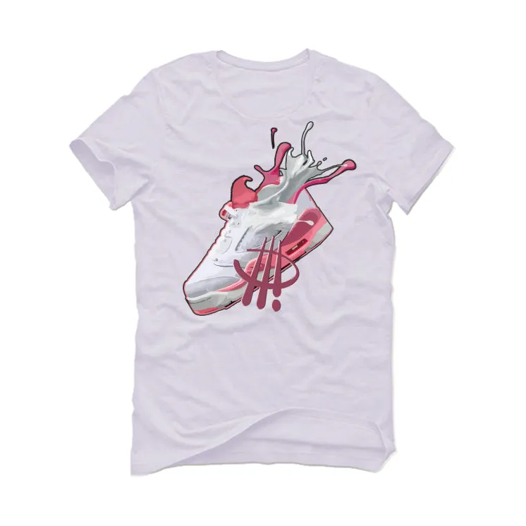 Air Jordan 5 Low “White/Desert Berry”I ILLCURRENCY White T-Shirt (SPLASH)