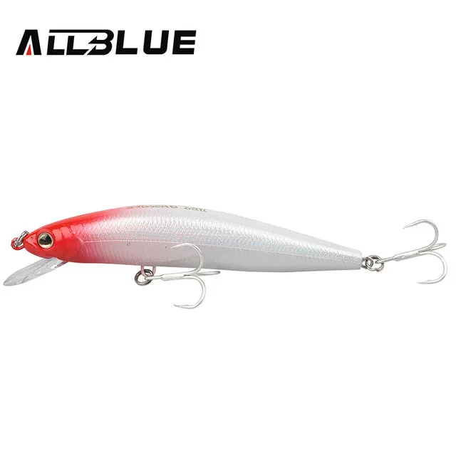 ALLBLUE Brand Fishing Lures 27.5g/125mm 6Colors Short Lips Minnow Wobblers Big Game Fake Lure Bait Isca Artificial Owner Hooks