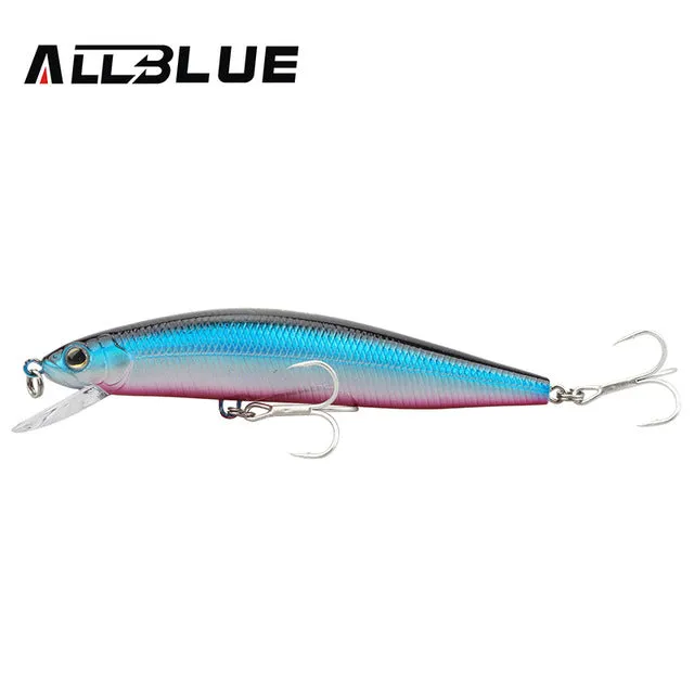 ALLBLUE Brand Fishing Lures 27.5g/125mm 6Colors Short Lips Minnow Wobblers Big Game Fake Lure Bait Isca Artificial Owner Hooks