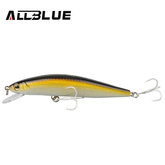 ALLBLUE Brand Fishing Lures 27.5g/125mm 6Colors Short Lips Minnow Wobblers Big Game Fake Lure Bait Isca Artificial Owner Hooks