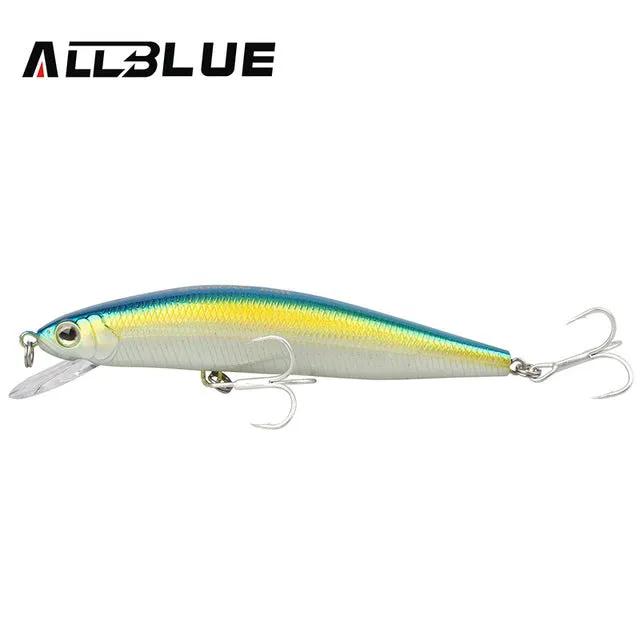 ALLBLUE Brand Fishing Lures 27.5g/125mm 6Colors Short Lips Minnow Wobblers Big Game Fake Lure Bait Isca Artificial Owner Hooks