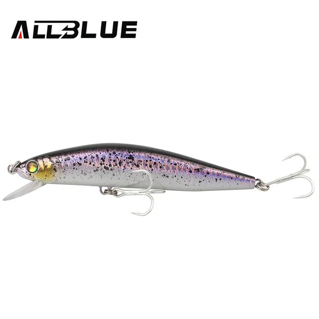 ALLBLUE Brand Fishing Lures 27.5g/125mm 6Colors Short Lips Minnow Wobblers Big Game Fake Lure Bait Isca Artificial Owner Hooks