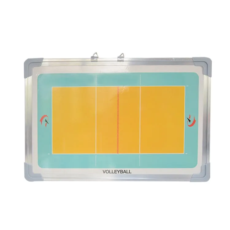 Aluminum Alloy Volleyball Coach Board Plate Handball Coaching Sets Volley Ball Equipment Training Magnetic with Eraser & Pen