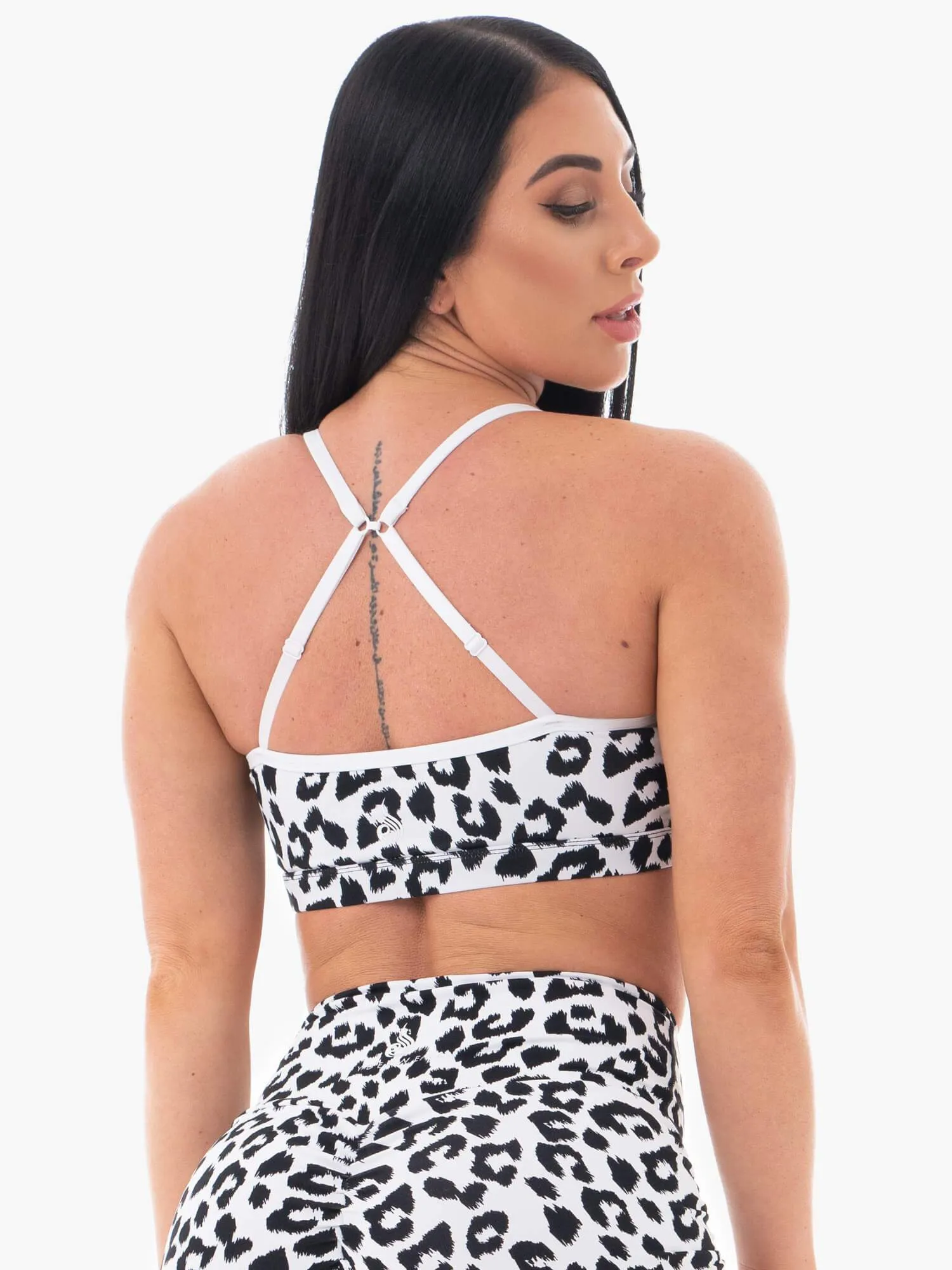 Animal Sports Bra - Snow Leopard