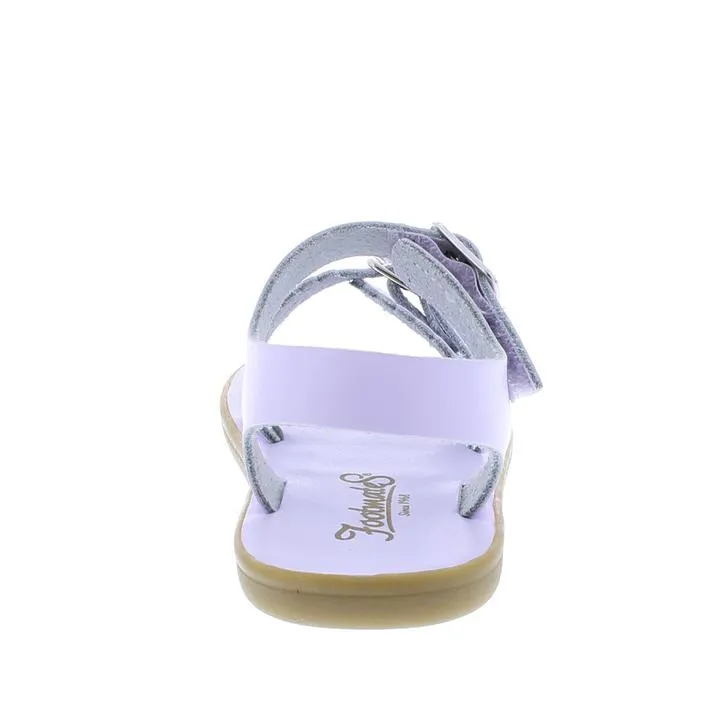 Ariel Casual Kid's Sandal - Lavender Leather