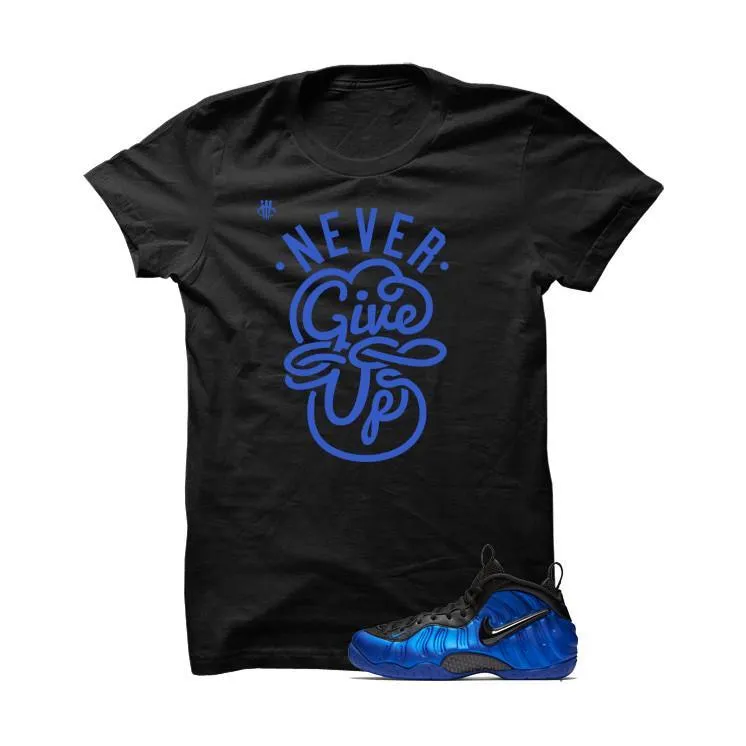 Ben Gordon Nike Air Foamposite Pro Black T Shirt (Never Give Up)