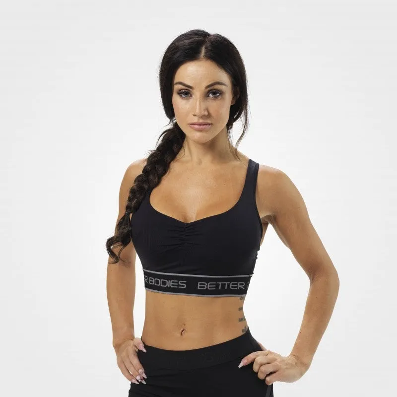 Better Bodies Athlete Short Top - Black