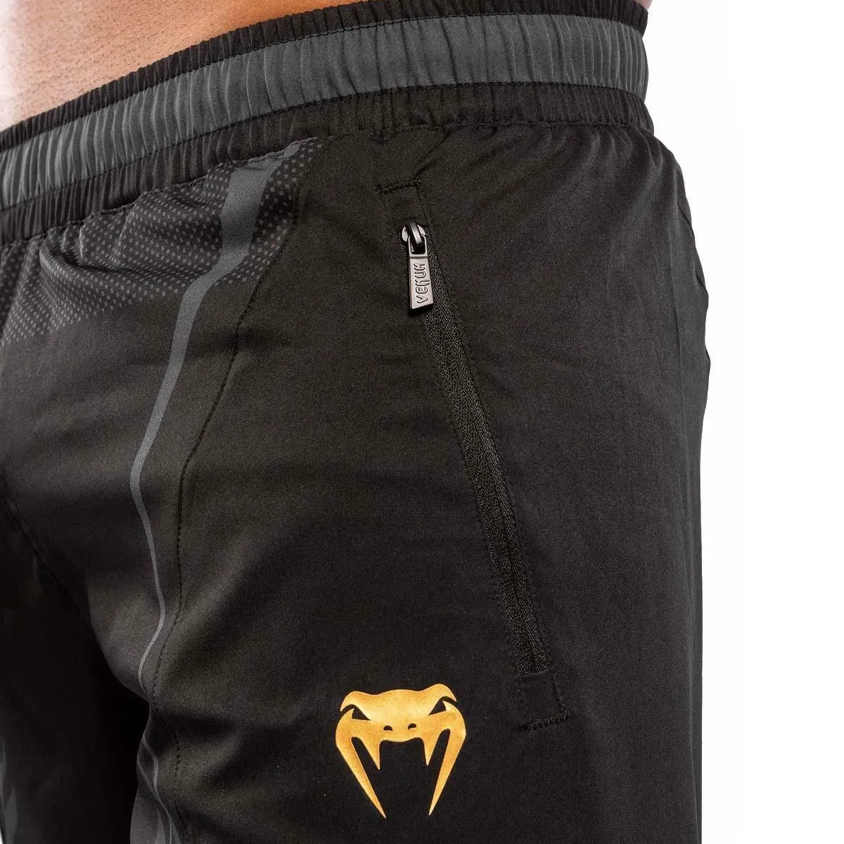 Black-Gold Venum Athletics Training Shorts