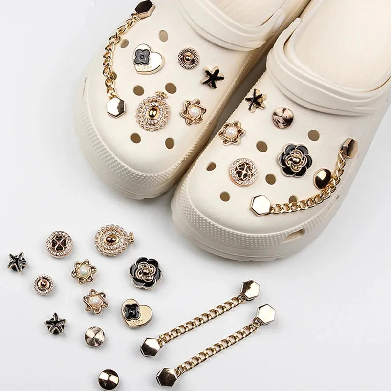 Bling Metal Chain Decoration Charms for Clogs