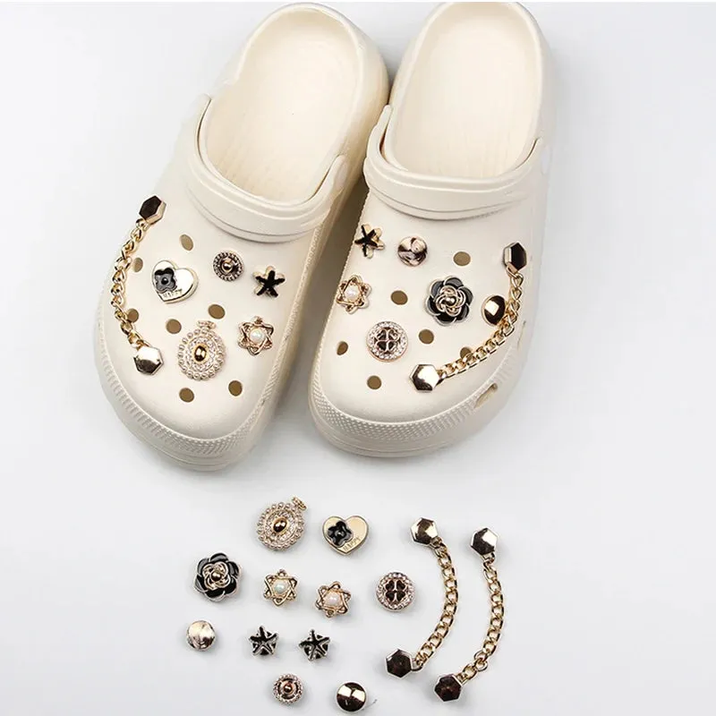 Bling Metal Chain Decoration Charms for Clogs