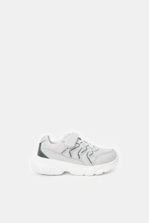 Boys Grey Chunky Sneakers