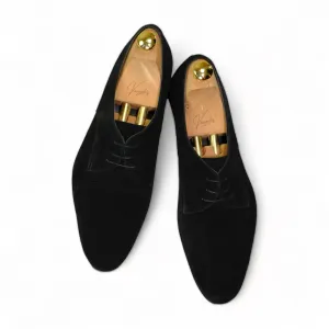 BW Shoes - Black Suede Derbys UK 11 / EU 46