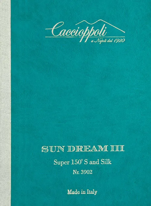 Caccioppoli Sun Dream Aciaga Blue Wool Silk Pants