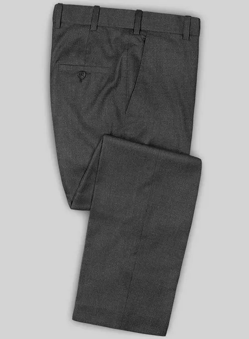 Caccioppoli Sun Dream Dark Gray Wool Silk Pants