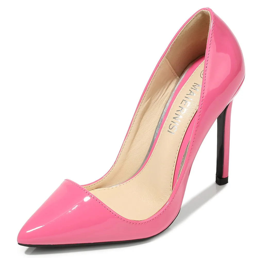 Candy Colored Sexy Low Heeled Stilettos Shoes