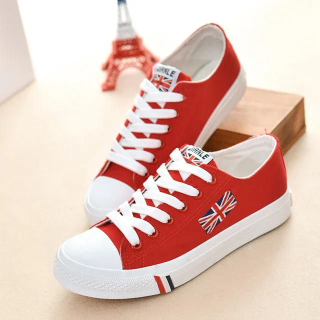 Canvas shoes woman 2017 fashion casual shoes white superstar shoes women 4.5-10.5 Plus size