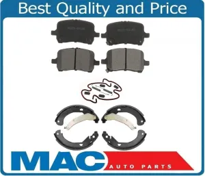 Ceramic Brake Pads Springs Shoes For 2006-2009 Chevrolet Chevy HHR