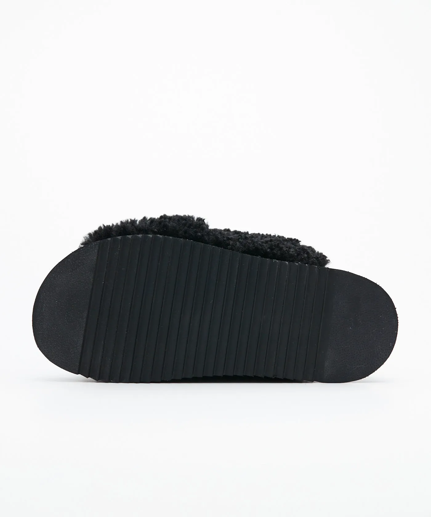 Chunky Sole Boa Sneakers - Black