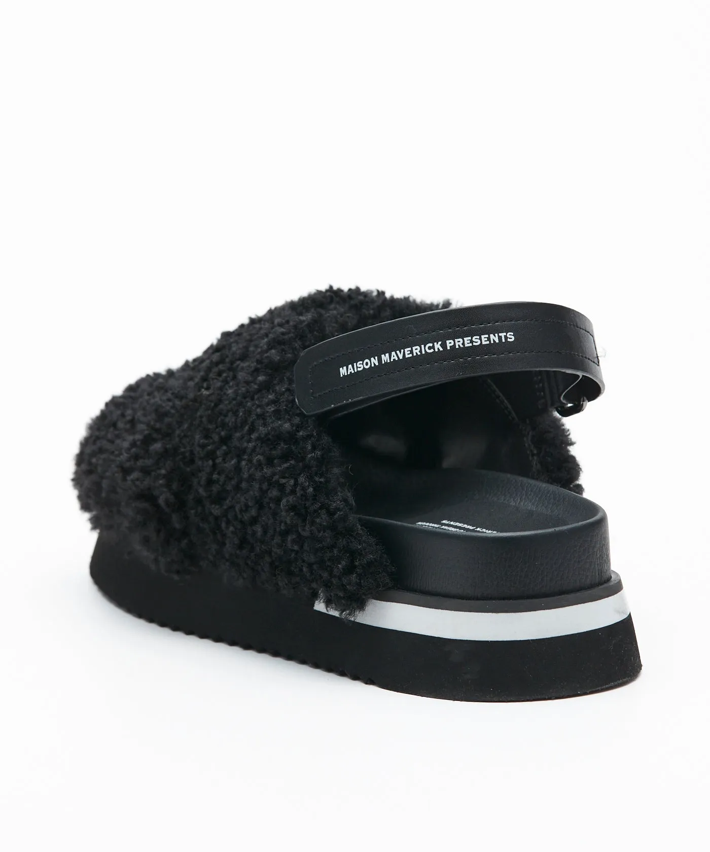 Chunky Sole Boa Sneakers - Black