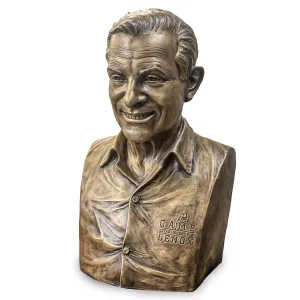 Custom Bronze Portrait Bust, Camp Coach