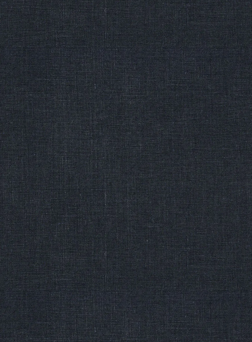 Dark Blue Linen Pants