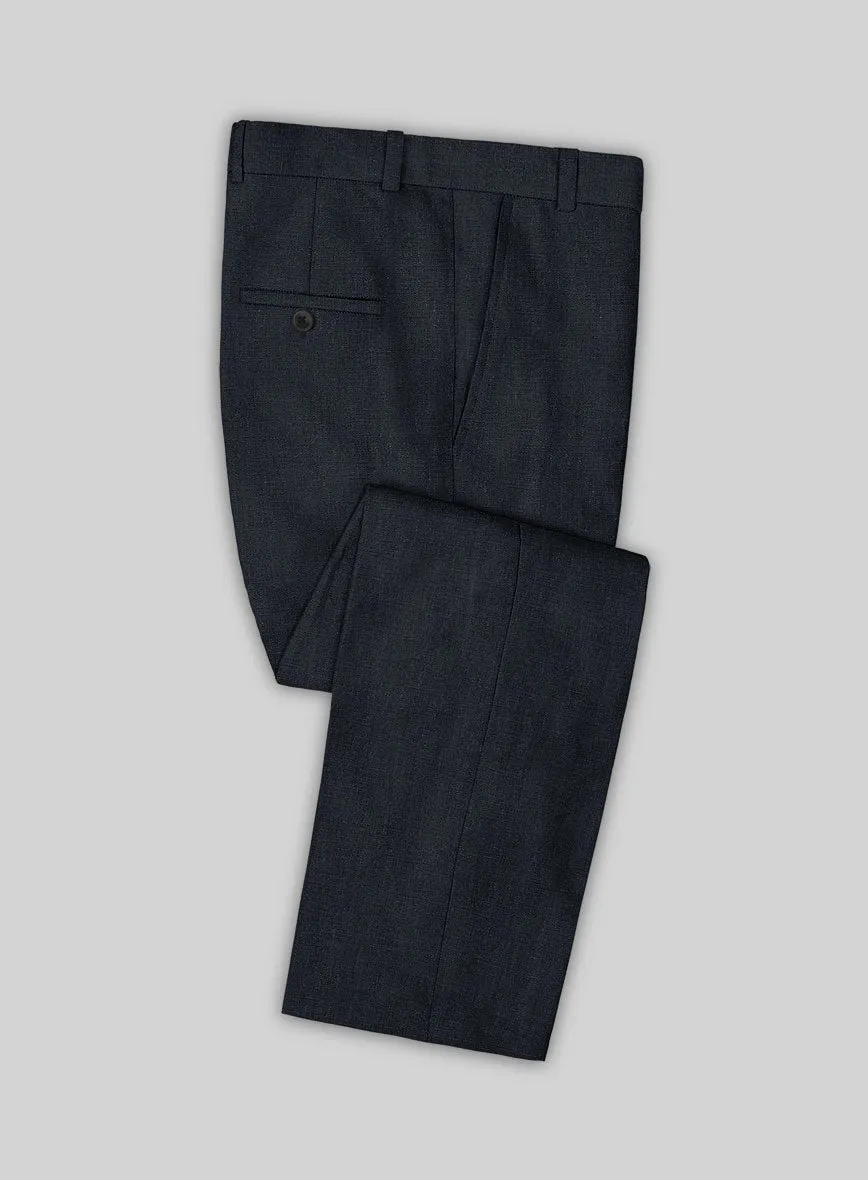 Dark Blue Linen Pants