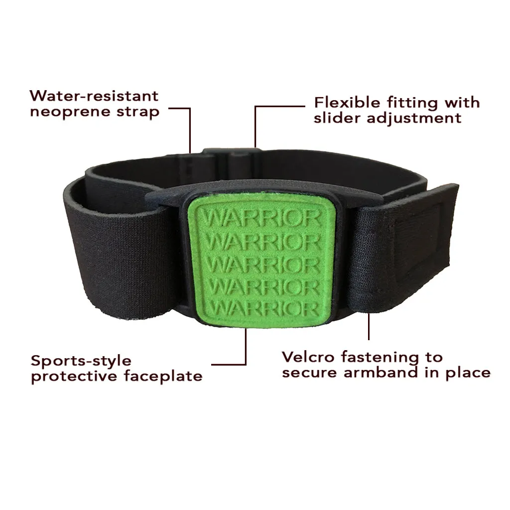 Dexcom G7 CGM Sports & Swim Armband Cover - Green Warrior Dexband