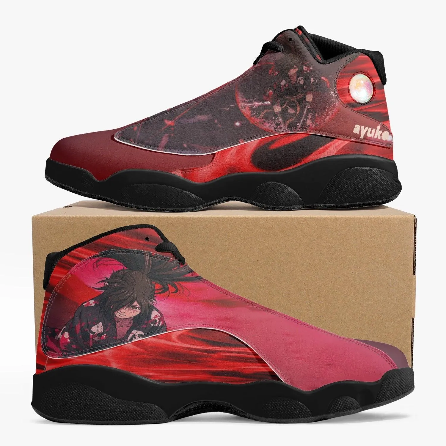 Dororo Hyakkimaru Red/Black JD13 Anime Shoes