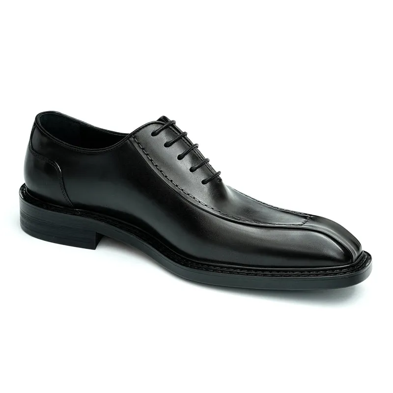 Elegant Carved British Leather Office Shoes