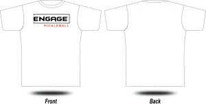 Engage Pickleball - Tee (White)