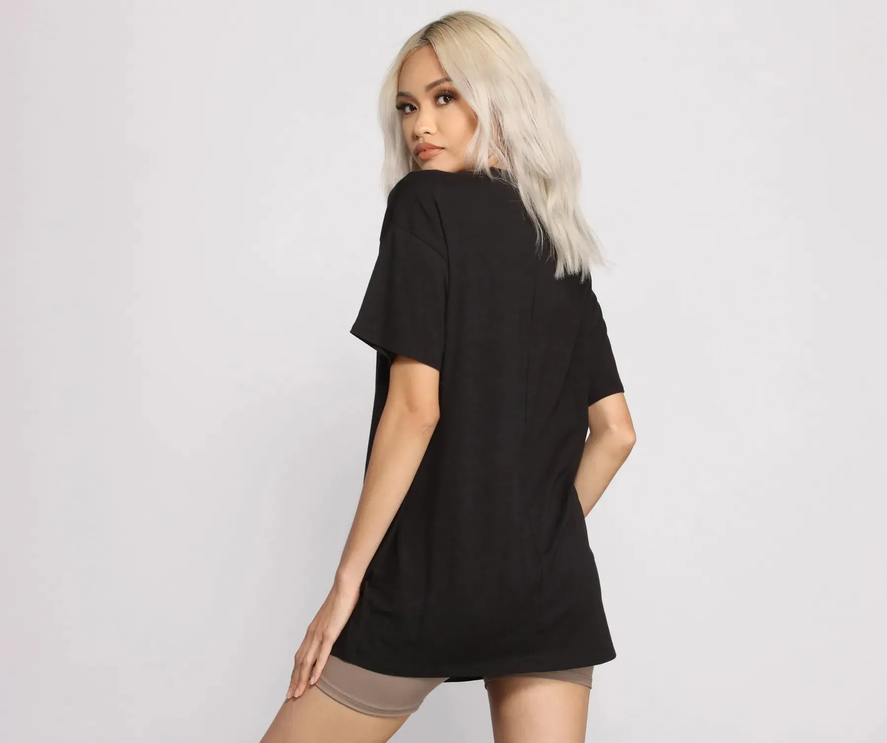 Essential Casual Oversize Basic Tee Shirt