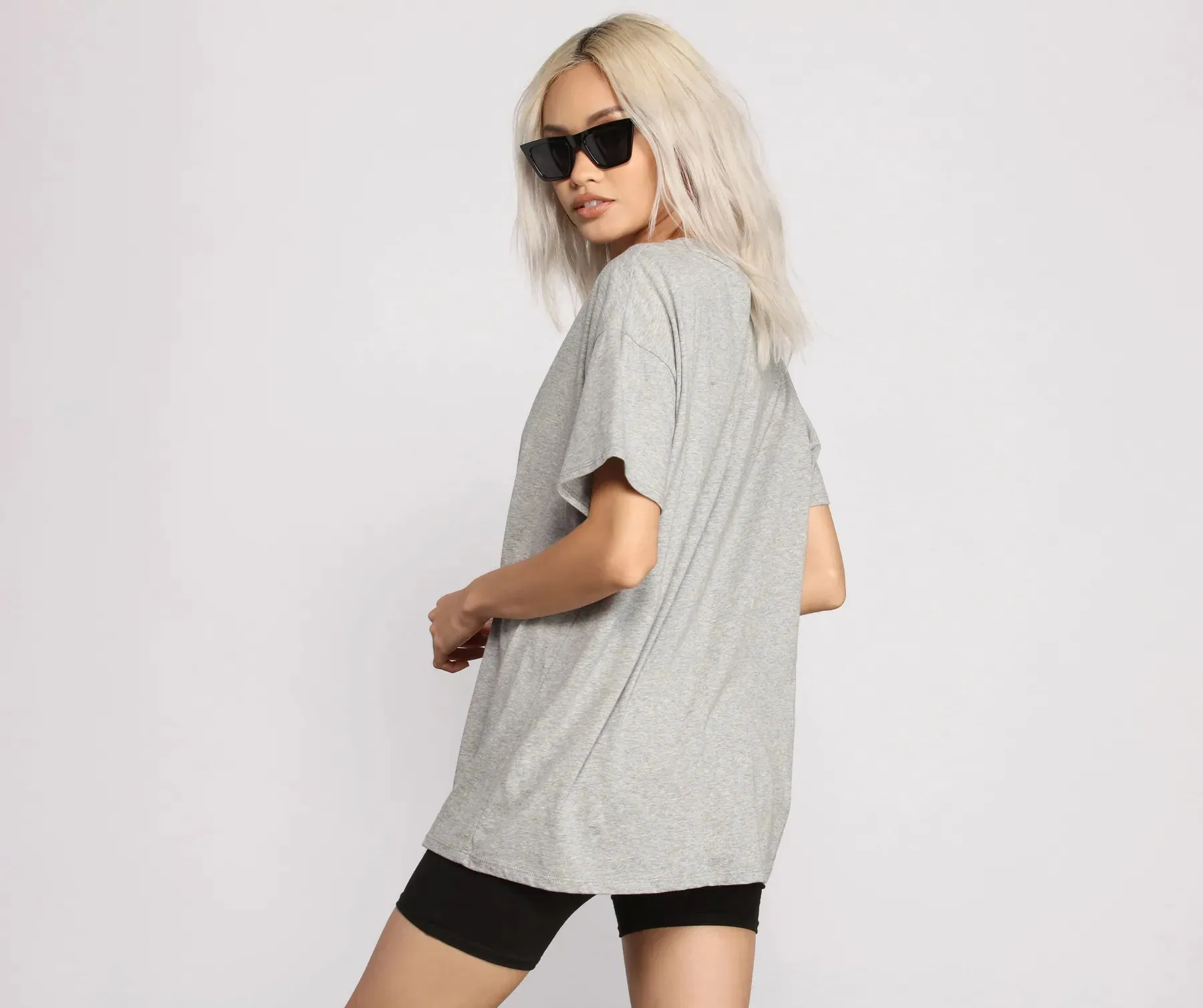 Essential Casual Oversize Basic Tee Shirt