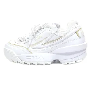 Fila Disruptor Ii Sport Shoes Pu Leather White Colour For Women