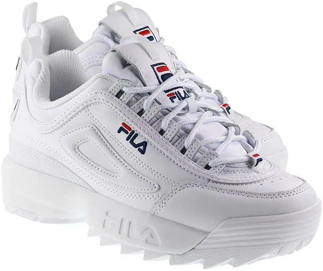 Fila Shoes Womens Disruptor II White Red