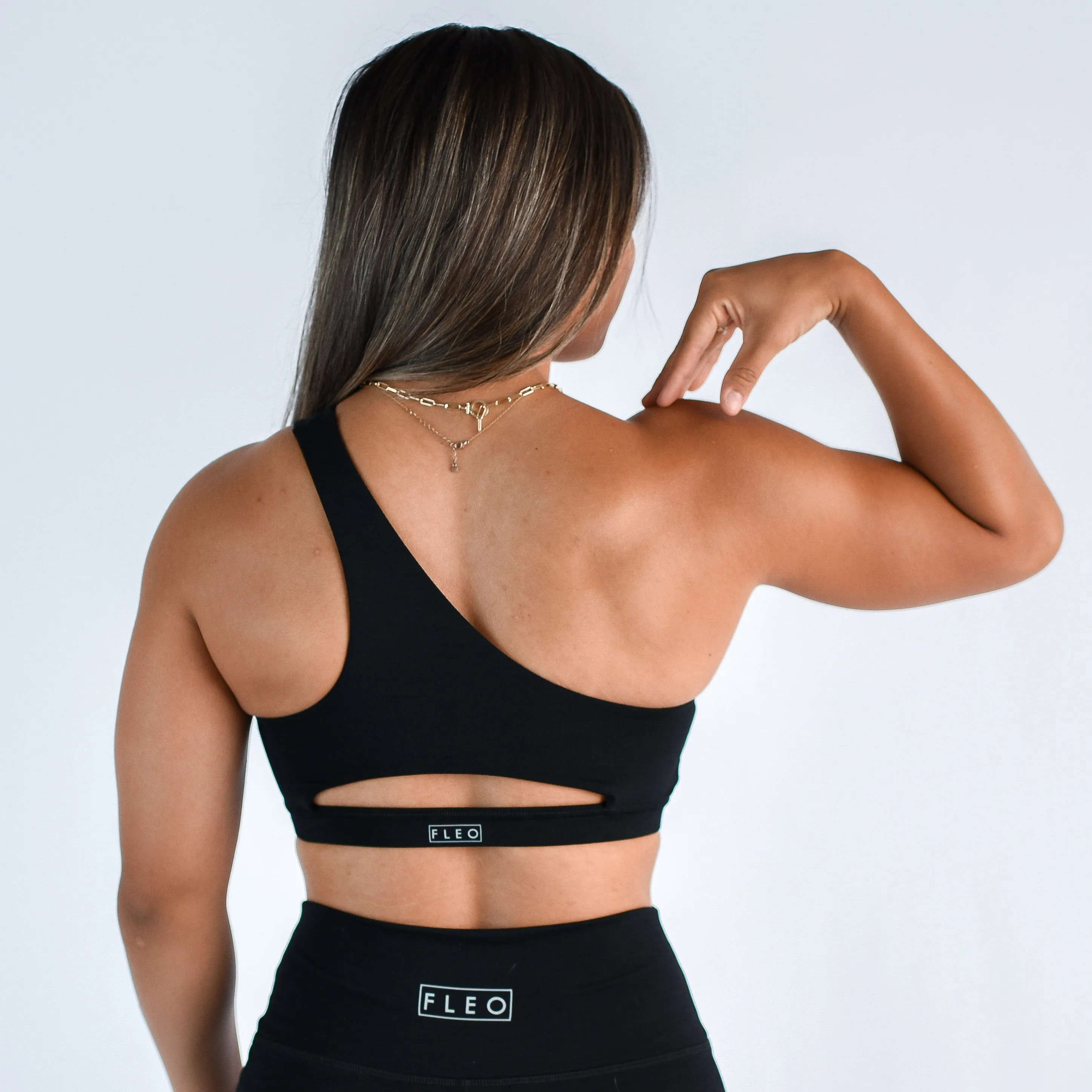 FLEO Sylvie Sports Bra - Black Rib