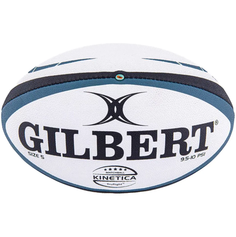 Gilbert KINETICA Elite Rugby Ball Size 5 (Blue)