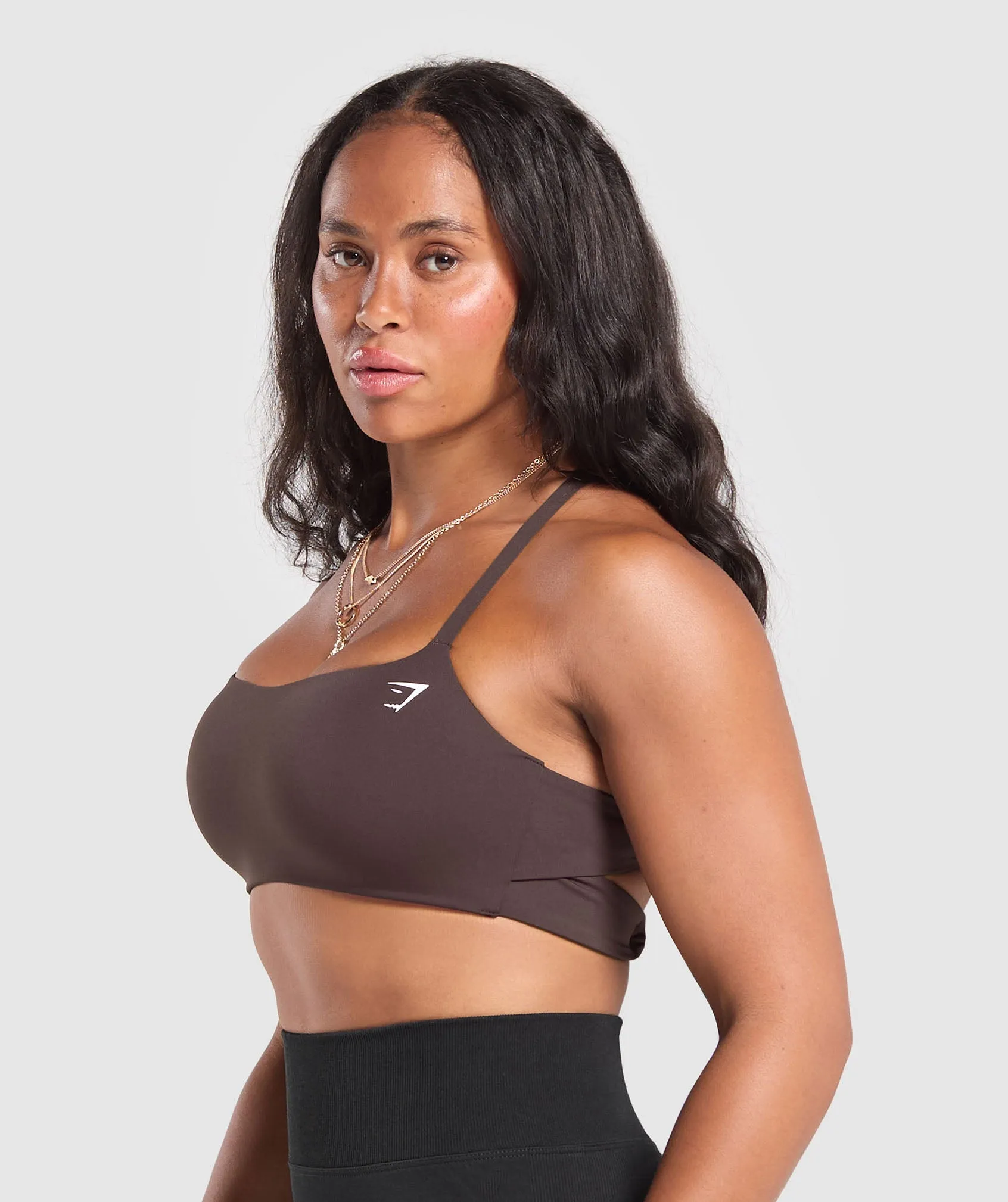 Gymshark Cross Back Bra - Heritage Brown