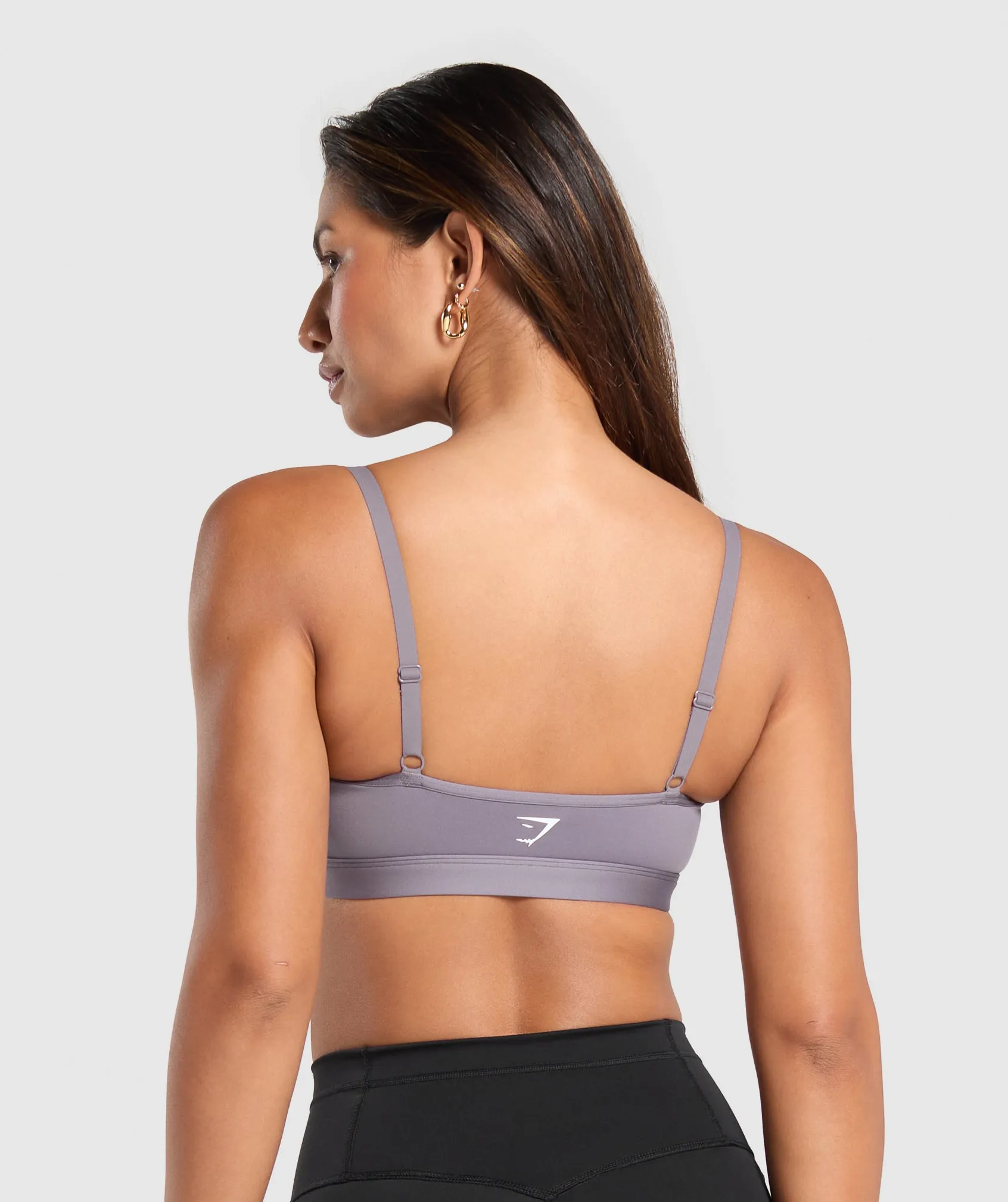 Gymshark Mesh Sports Bra - Fog Purple